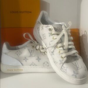 Louis Vuitton White Monogram Sneakers